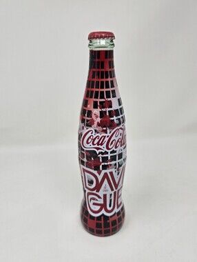 Limited Edition David Guetta Coca Cola Glass Bottle Coke EDM Music 9.5" RARE